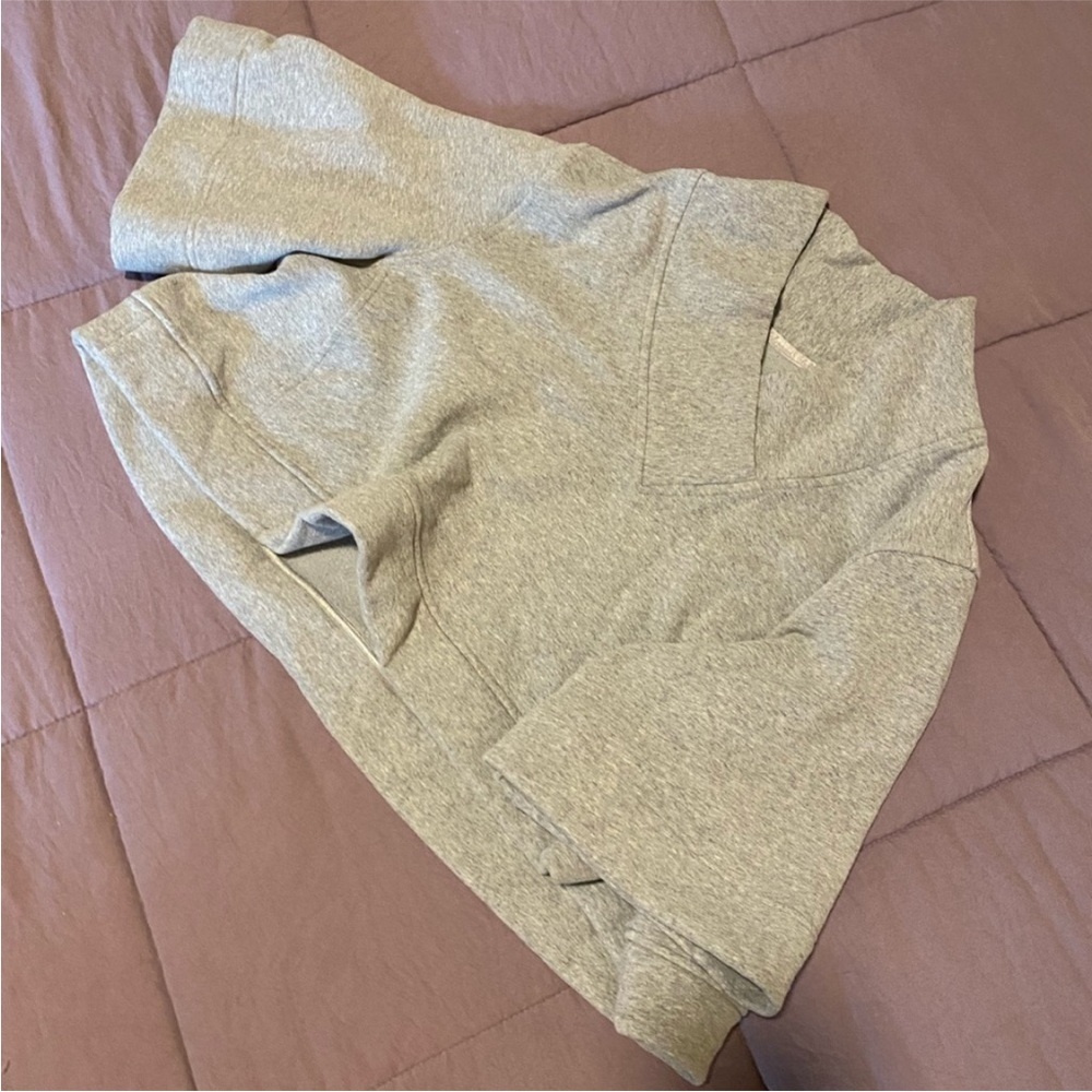 lululemon athletica Gray V-Neck Sweater